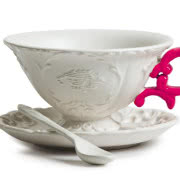 Wazon Globo z trzema chromowanymi nakładkami,...