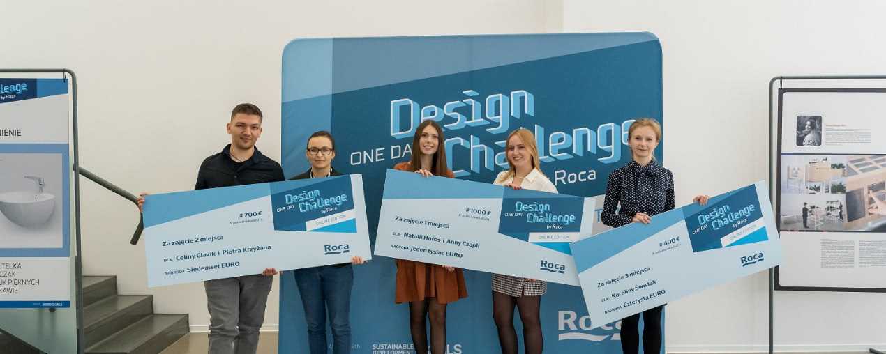 Znamy zwycięzców III edycji konkursu Roca One Day Design Challenge 2021!