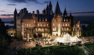 Pełne przepychu wnętrza w filmie "Wielki Gatsby"