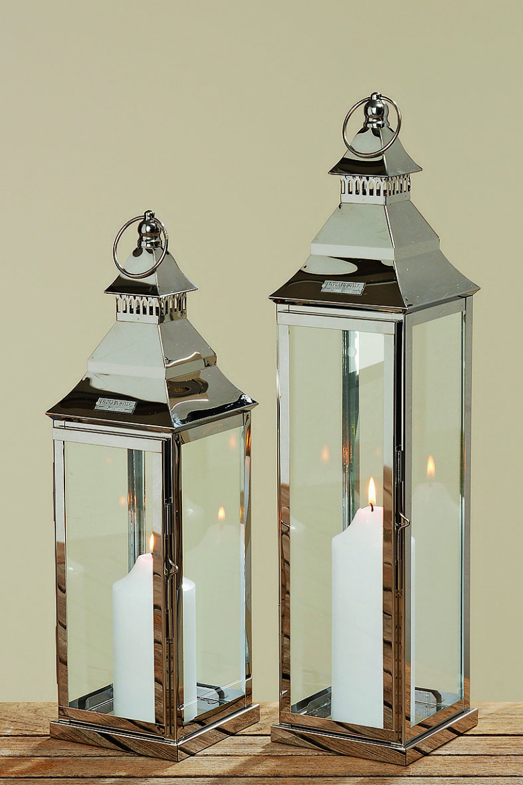 Lampion - latarnia srebrna