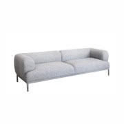Sofa Bjørn z litej sosny i aluminium