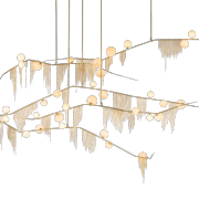 Żyrandol z serii Paradise wygląda jak instalacja...