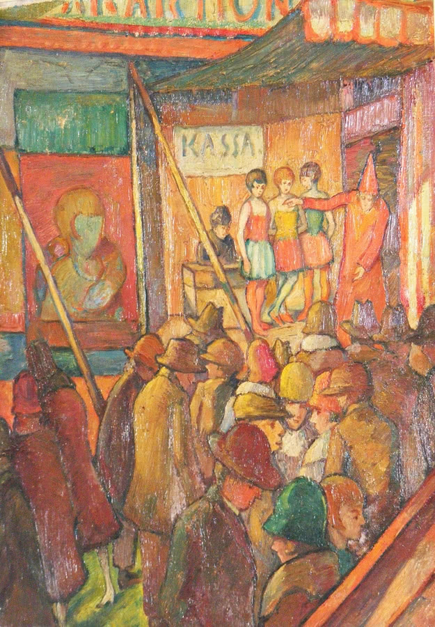 Julius Grauman,  Jarmarczna buda (Swiatowe...