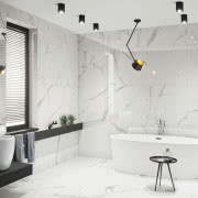 Tubądzin MONOLITH aranżacja łazienki Pietrasanta