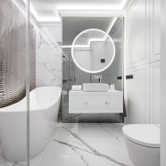 Luksusowe i przytulne wnętrze w stylu glamour