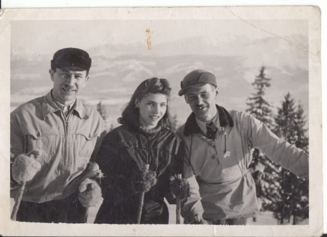 Hanna Lachert na nartach