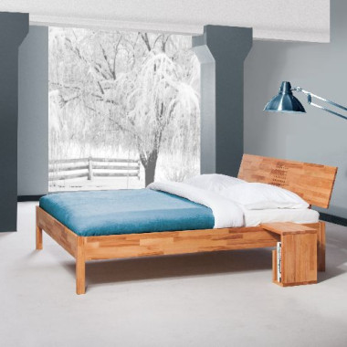 Drewniane meble do sypialni - łóżko Vento A