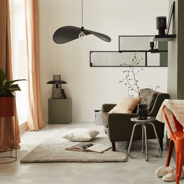 salon przytulna aranżacja