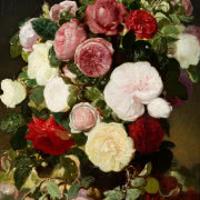 Ignacy
Zygmuntowicz,
„Róże w wazonie”,
olej,...