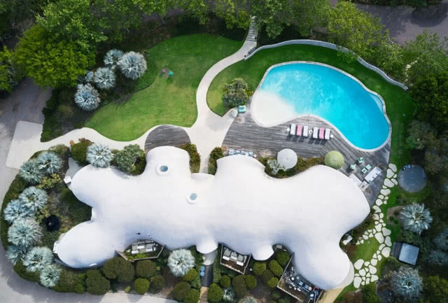 Widok z góry na dom