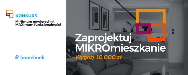 Konkurs dla architektów wnętrz! Stwórz własny projekt mikromieszkania!