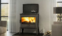 Dovre TAI 55M - piecyk na drewno, brykiet i węgiel
