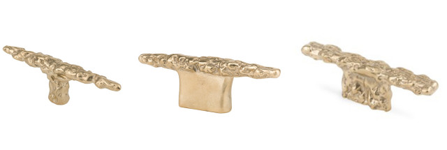 Od lewej: Uchwyt Devon III, Arche
(ArtCollection), od 190 zł; Uchwyt Devon IV, Arche
(ArtCollection) od 190 zł; Uchwyt Devon II, Arche
(ArtCollection), od 190 zł