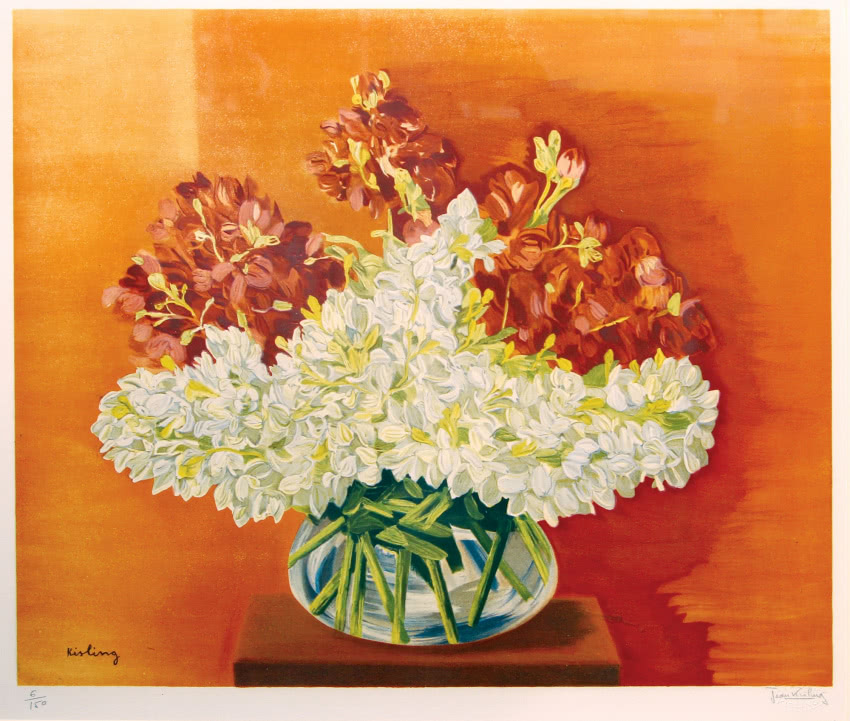 Mojżesz Kisling,
„Kwiaty w szklanym
wazonie”,...