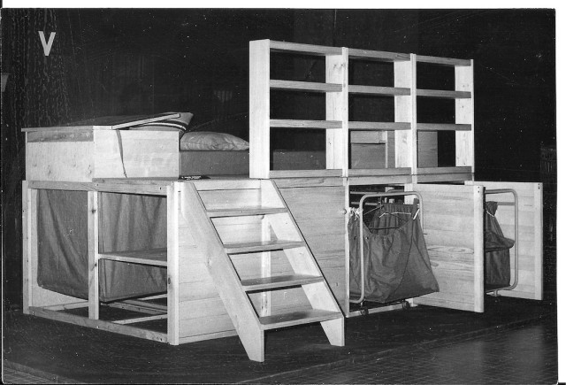 łóżko i regał w jednym Hanna Lachert