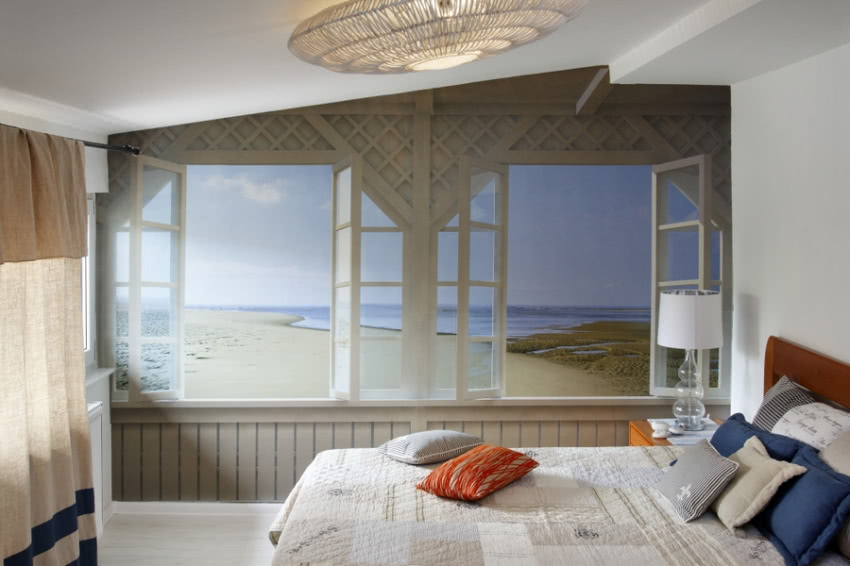 Gościnna sypialnia znajduje się naprzeciwko...