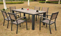 Nowoczesne meble ogrodowe - stół i krzesła