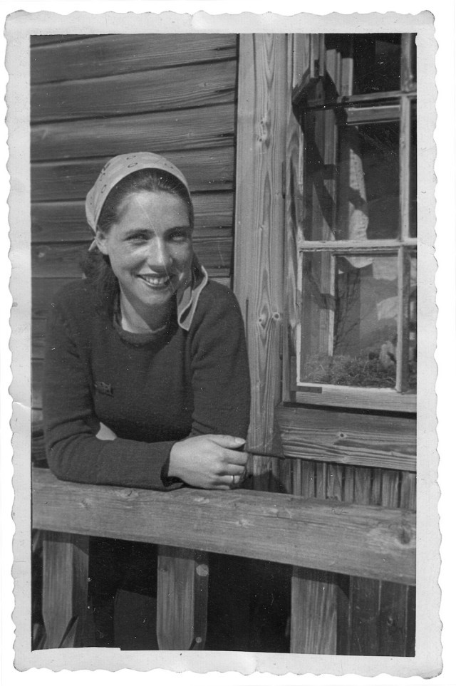 Hanna Lachert w młodości