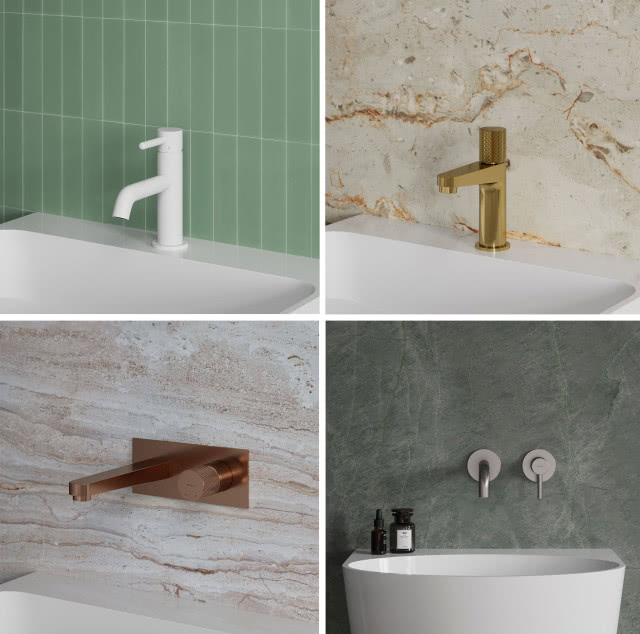 różna kolorystyka baterii