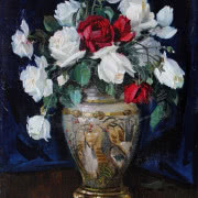 Ignacy
Zygmuntowicz,
„Róże w wazonie”,
olej,...