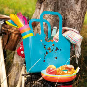 Szklane naczynia Appetizer oraz podkładki...