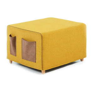 Pufa rozkładana Kos musztardowa, Sfmeble.pl, 999 zł