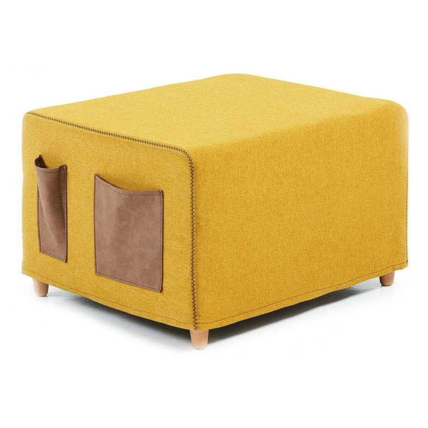 Pufa rozkładana Kos musztardowa, Sfmeble.pl, 999...