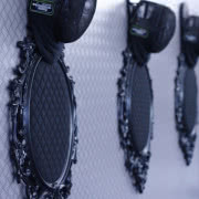 Maszyny szermiercze projektu Agaty Żmudzkiej