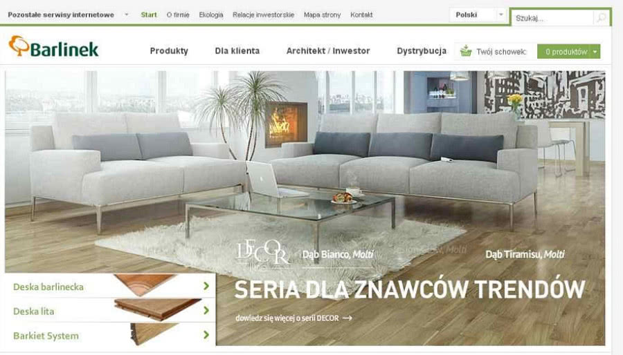 Barlinek ma nową stronę internetową