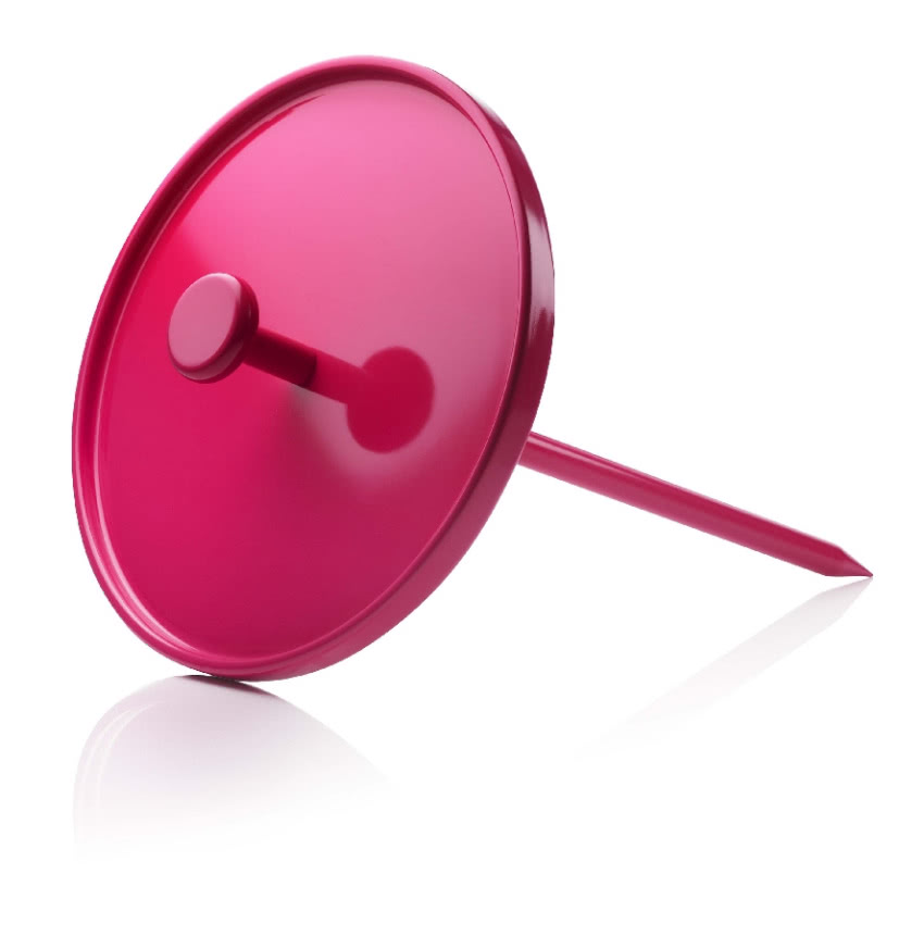 Przenośny stolik Pin Table z malowanego drewna,...