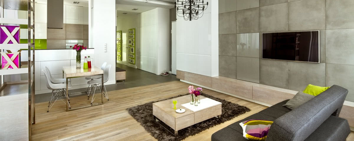 Soft loft w apartamentowcu