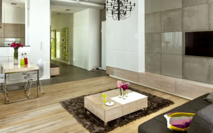 Soft loft w apartamentowcu