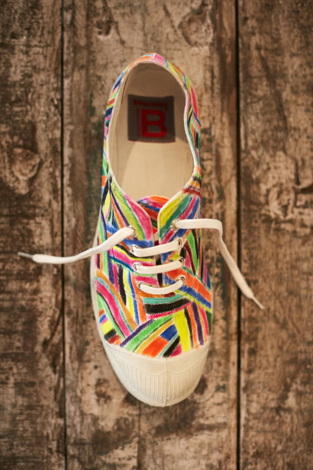 „Paysage polonais” Jana Bajtlika na kultowych francuskich tenisówkach Bensimon