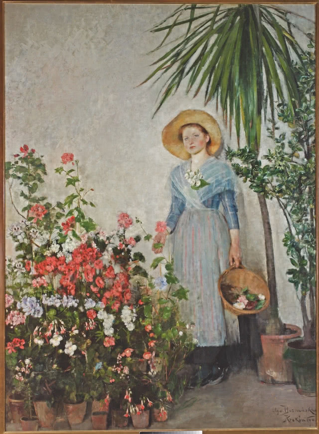 „W oranżerii” Olga Boznańska