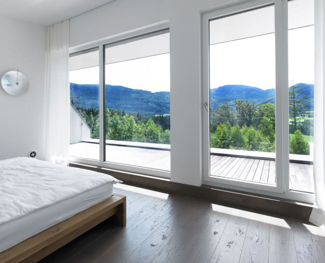 Okna w sypialni, fot. Saint-Gobain Building Glass Polska
