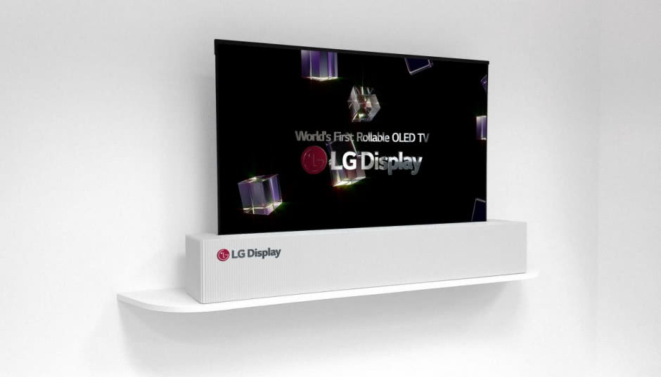 Telewizor zwijany w rulon od LG Display