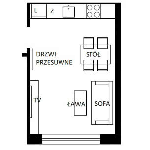 Dodatkowy pokój w 3 - pokojowym mieszkaniu