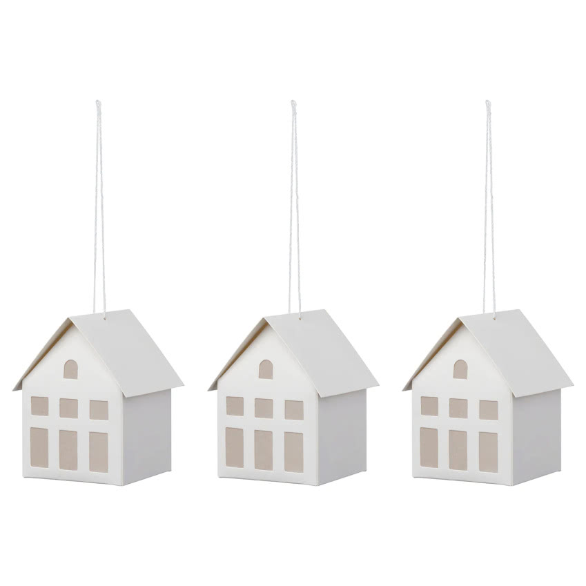 Dekoracja wisząca Vinterfest, 3 szt., IKEA, 9,99...