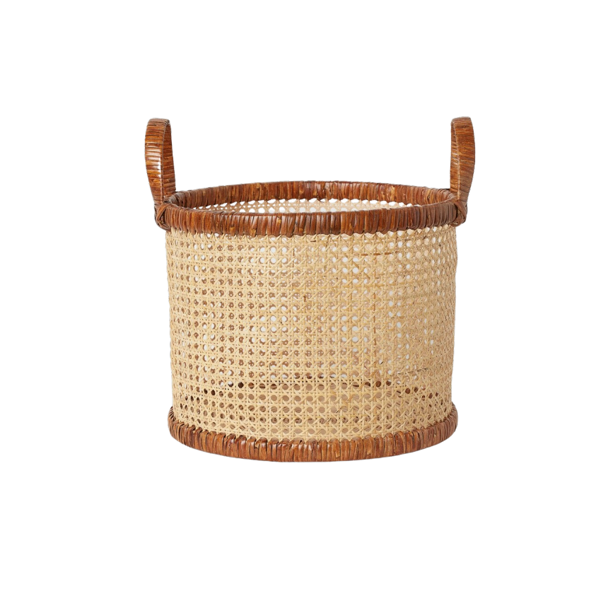 Rattanowy kosz, H&M HOME, 149,90 zł
