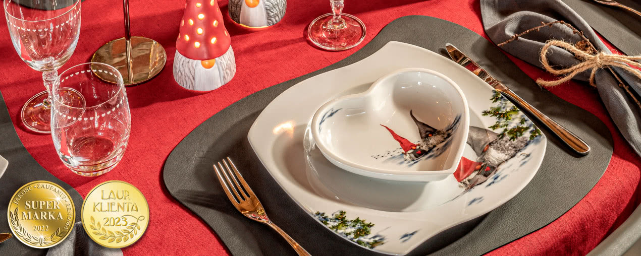Porcelana na Święta - jak stworzyć klimatyczny stół na Boże Narodzenie i Nowy Rok