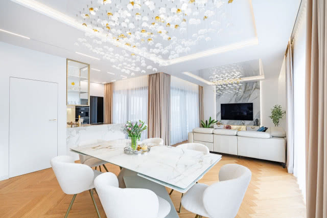 salon z jadalnią aranżacja