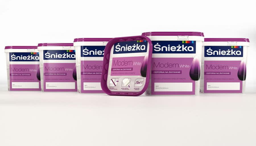 Nowa biała farba Śnieżka