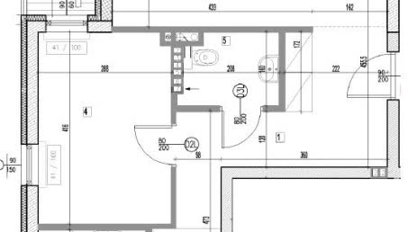 Podział przedpokoju na 2 strefy