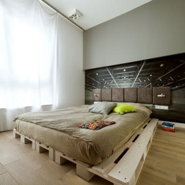 Soft loft - sypialnia