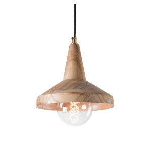 Lampa wisząca z drewna mango Aller II, La Forma, SF MEBLE, 459 zł