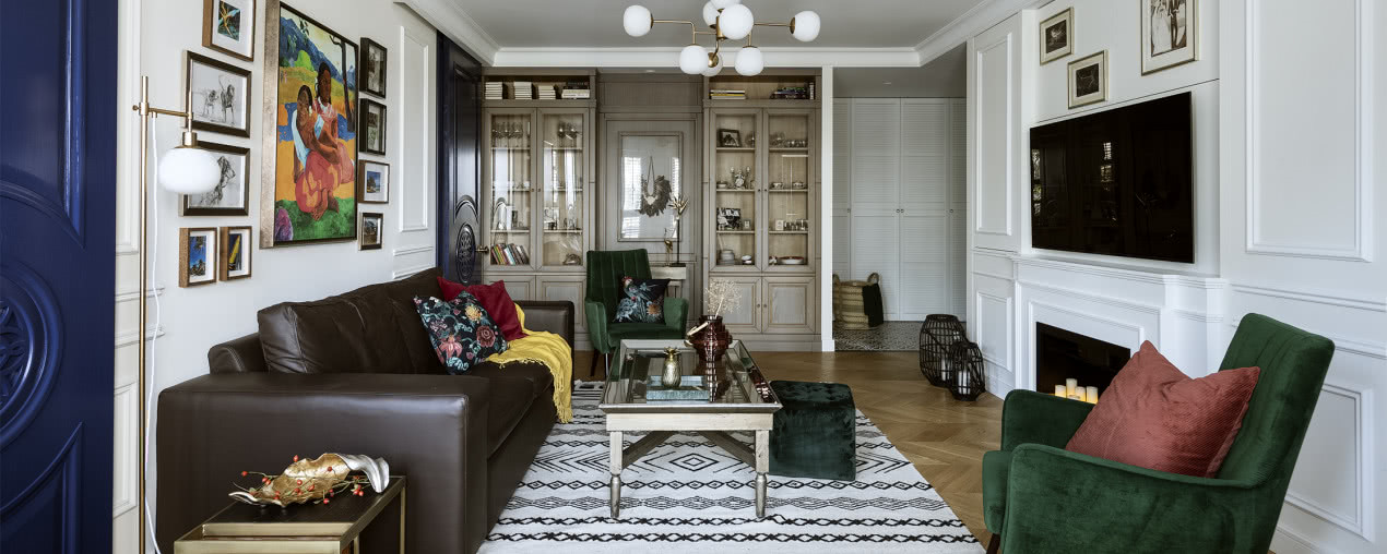 Kolonialne wnętrze na Saskiej Kępie