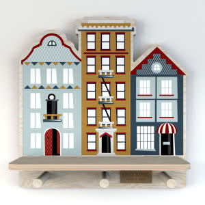 Trendy w pokojach dziecięcych - meble i zabawki ze sklejki