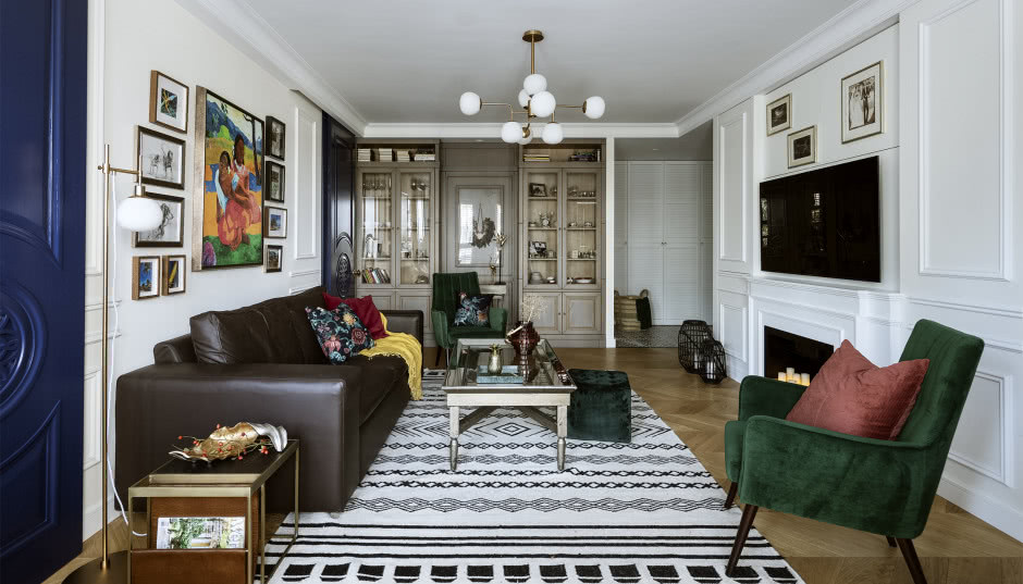 Kolonialne wnętrze na Saskiej Kępie