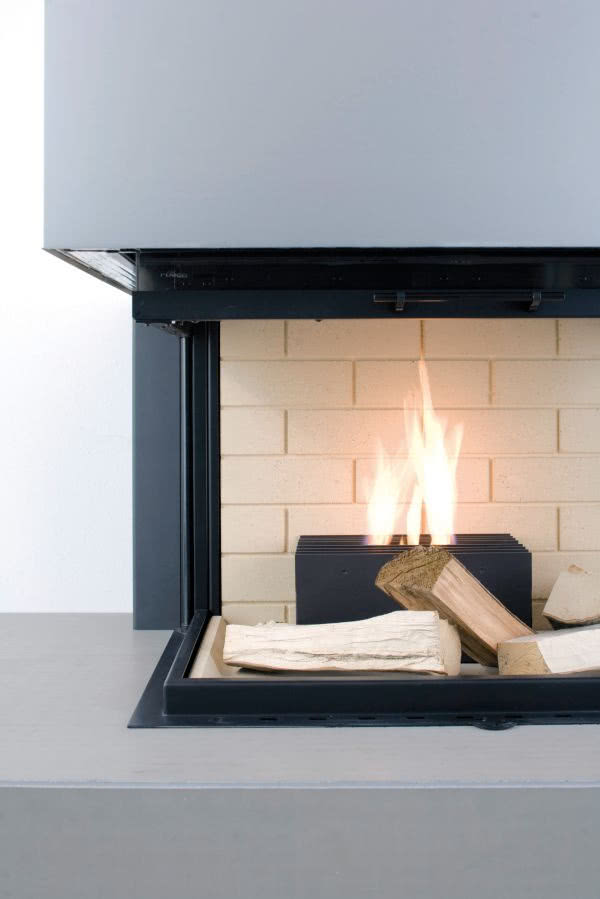 Biokominek Quadro można wstawić nawet w otwarte...