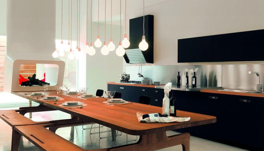 Kuchnia otwarta na salon - i nie tylko